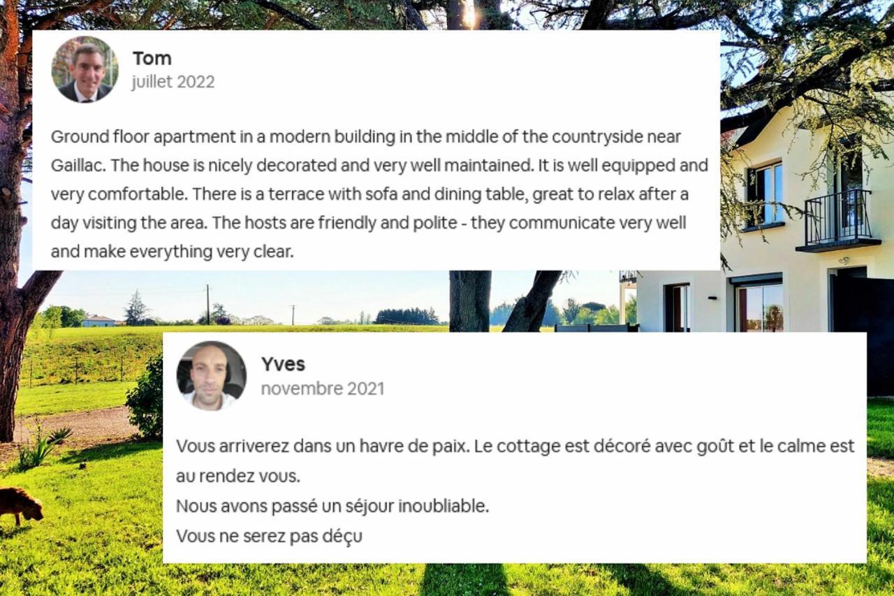 Le Cottage Duo Vigne Rouge Sauna Gaillac Entre Albi-Toulouse & Les Cottages Du Tarn Brens  Buitenkant foto